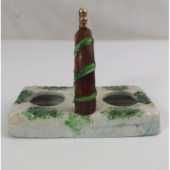 Vintage Butterflies On Rose Buds Under Archway 2.25" Salt & Pepper Shakers Japan - Picture 14 of 16